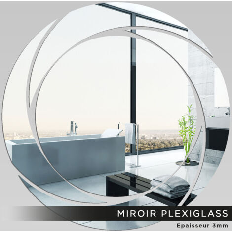 Miroir Plexiglass - Spirale - 60x60 cm