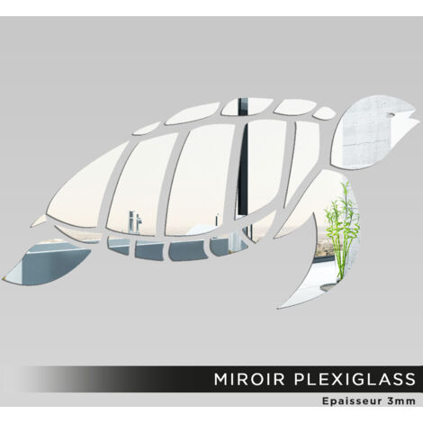 Miroir Plexiglass - Tortue - 31x60 cm