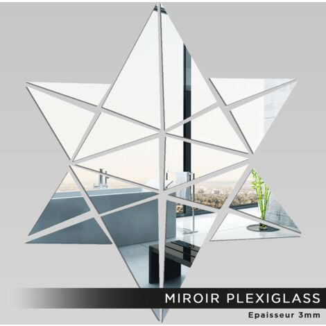 Miroir Plexiglass - Triangle - 40x46 cm