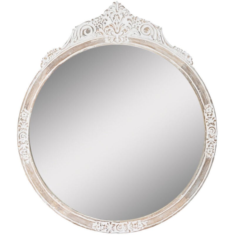 Miroir Mangue Verre 76X3X86,35 Blanc