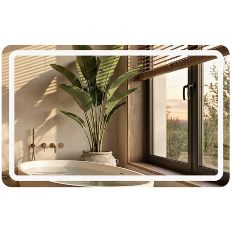 Miroir Rea Edit 100X60 Led Transparent