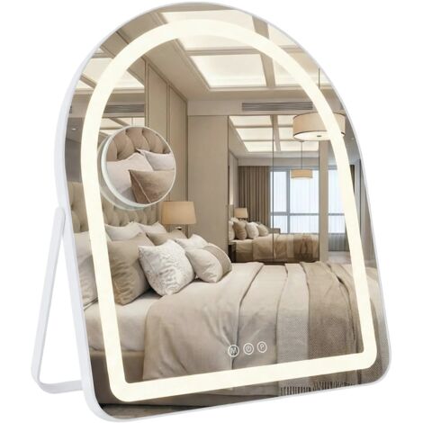Miroir Rea Glam 40X45 Led White