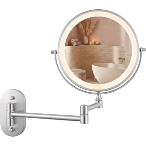 Miroir Rea Glow Brush Gold Led