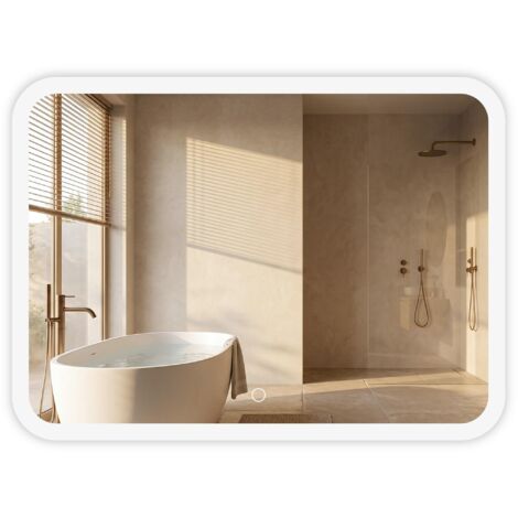 Miroir Rea Top-3 80X60 Transparent 80X60 Led