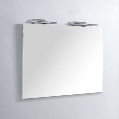 Miroir Rectangle de salle de bain Lampes LED 120x80 cm - Classic 120