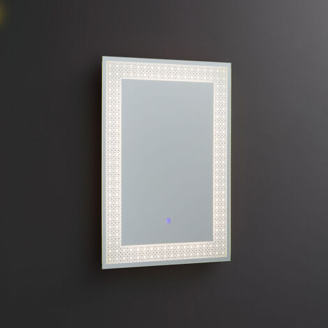 Miroir rectangulaire 50x70 avec LED