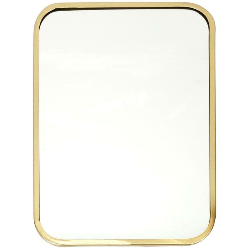 Miroir rectangulaire doré Arcilla
