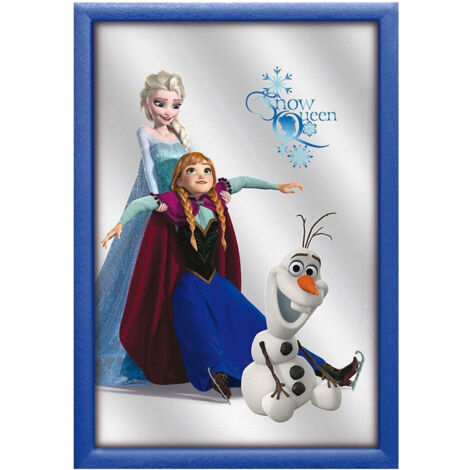 Miroir rectangulaire sérigraphié reine des neiges