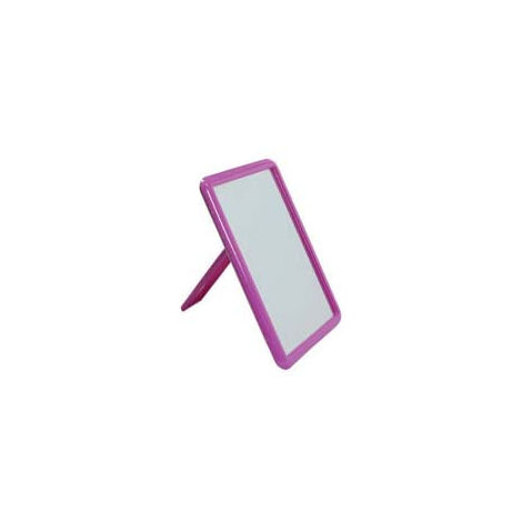 Miroir rectangulaire sur pied - 14x18,5 cm
