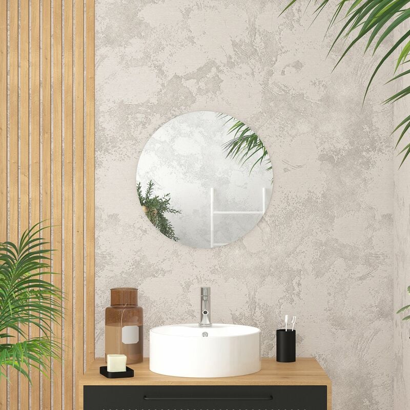 Miroir salle de bain rond - Diamètre 50cm - go