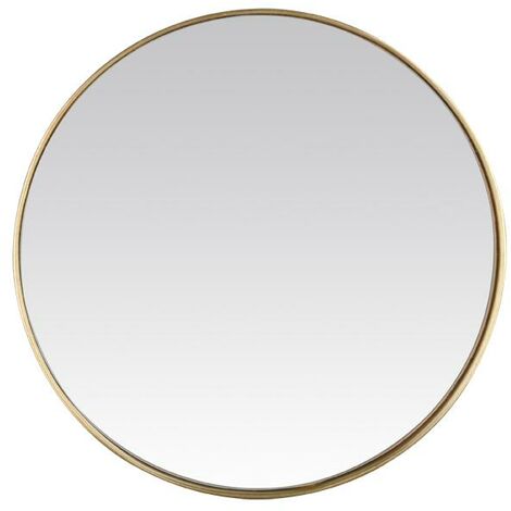 Miroir rond contours fins 30x30cm
