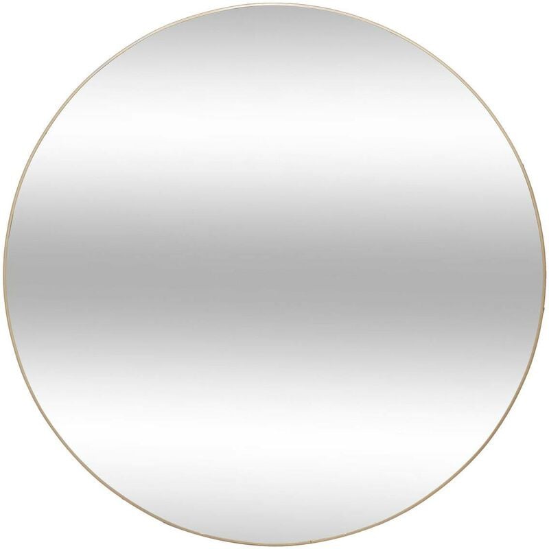 Atmosphera - Miroir Alice en bois & métal D110cm doré créateur d'intérieur