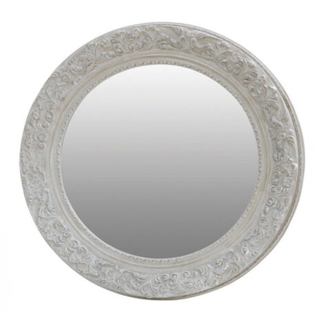 Miroir rond en bois d120 - Bois - Gris - Interior's