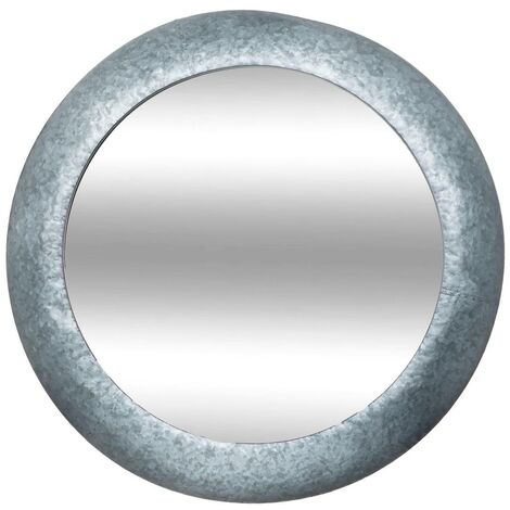 Miroir rond Lewis D70cm argent - Atmosphera créateur d'intérieur