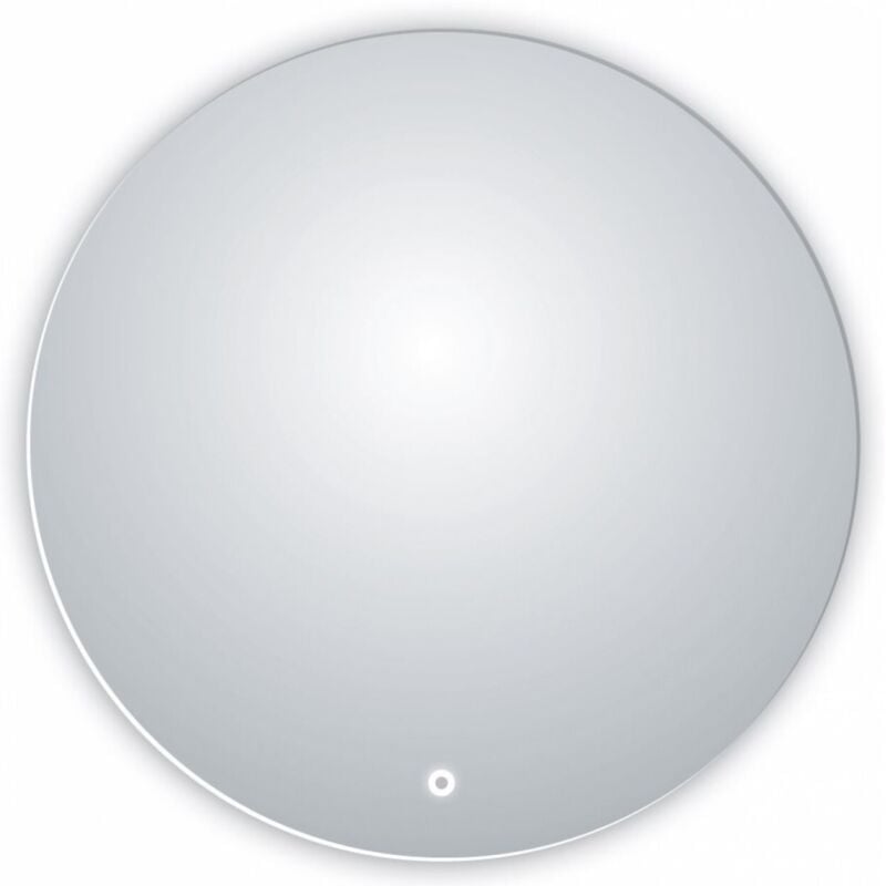Sanitaire - Miroir rond luna avec rétro-éclairage led