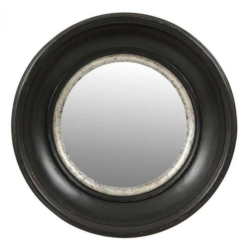 Miroir rond - Résine - Noir - Interior's