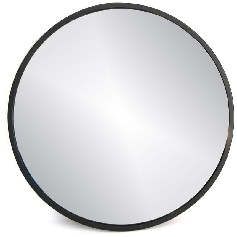 Miroir rond nueva couleur noir homede