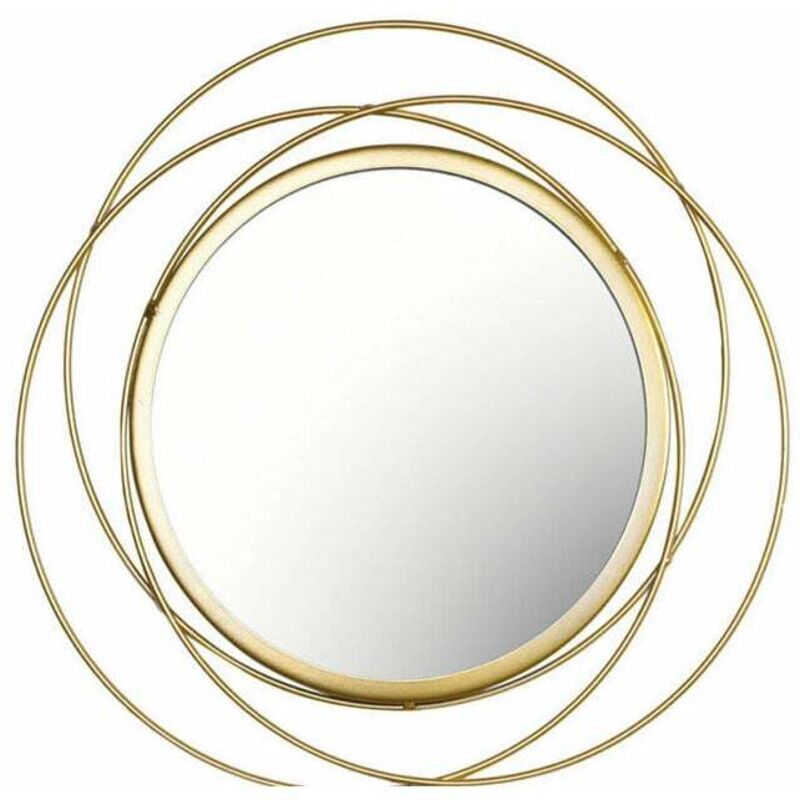 Gabrielle Miroir Rond pour Decoration Murale dans Maison, Salon Et Miroir Doré pour Décoration c