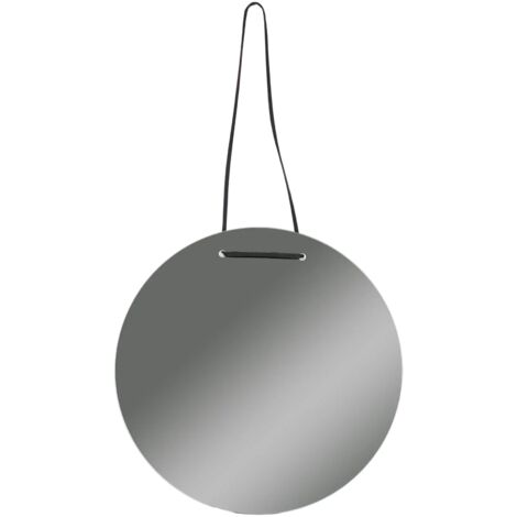 Miroir rond suspendu avec sangle 30 cm BD art