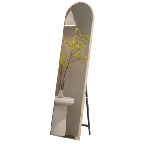 Miroir ROSALIA – 40x160 cm – Chêne vieilli – Finition bois – Design rustique et raffiné