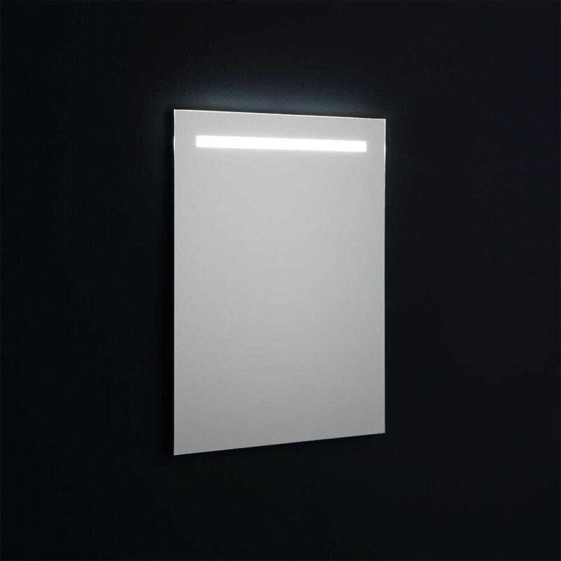 Kiamami Valentina - Miroir Rétroéclairé 60X80 Avec Bande Led Supérieure