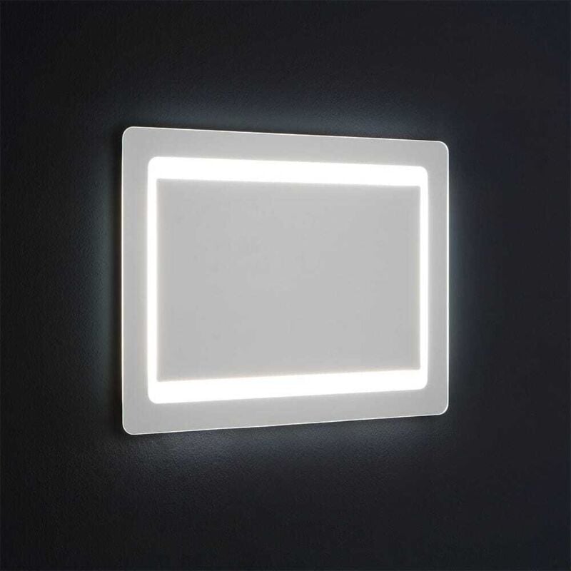 Kiamami Valentina - Miroir Rétroéclairé Avec Led Cm. 60X80 Réversible