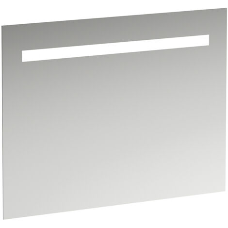 Miroir Run Leelo avec éclairage LED horizontal intégré, cadre en