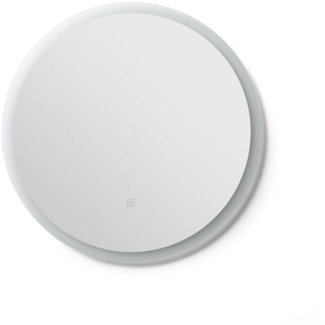 Miroir Salle de Bain avec Éclairage LED Anti-buée Shala Ø60 cm  2700K Blanc chaud