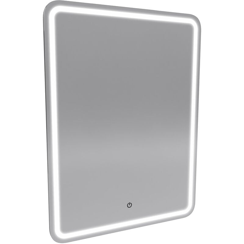Miroir salle de bain LED auto-/éclairant WINDOW 40x60cm