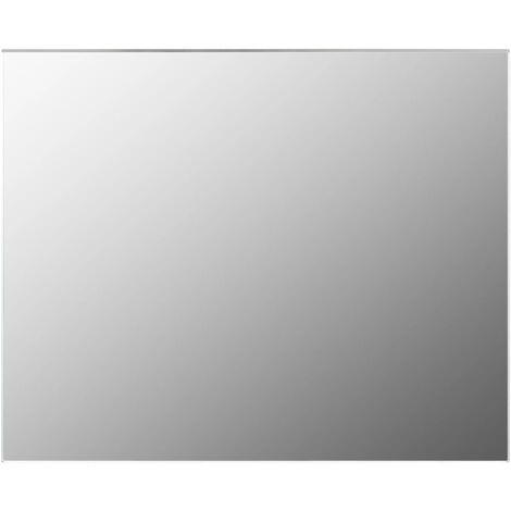 Miroir sans cadre 100x60 cm Verre - noir
