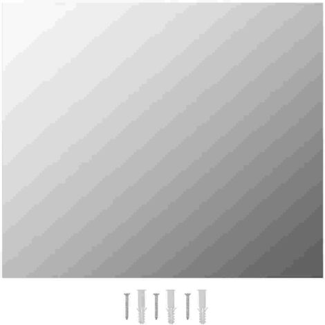 Miroir sans cadre Luxueux, Miroir mural 80x60 cm Verre OIB2838E