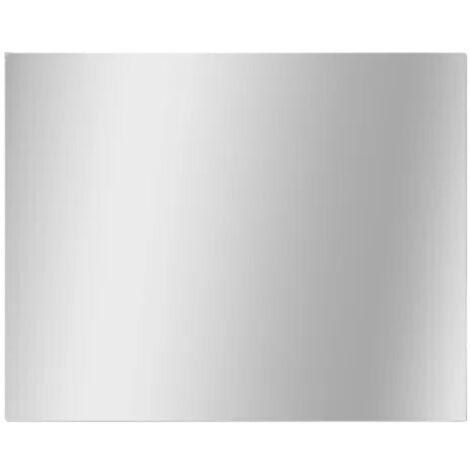 Miroir simple de salle de bain 60 x 40 cm – Bords polis – Finition argentée – Épaisseur 3 mm pour esthétique moderne
