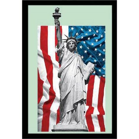 Miroir statue of liberty USA