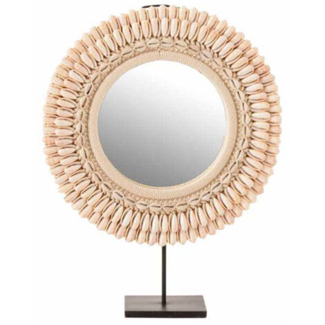 Miroir sur Pied Design "Mona" 50cm Rose