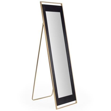 Miroir sur pied en bois et métal LANZA – 182cm