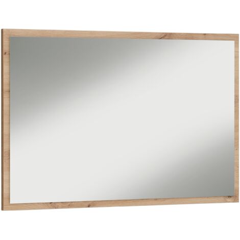 Miroir sur pied en chêne FSC – Dimensions 180x60cm – Montage horizontal ou vertical – Design intemporel pour décoration intérieure