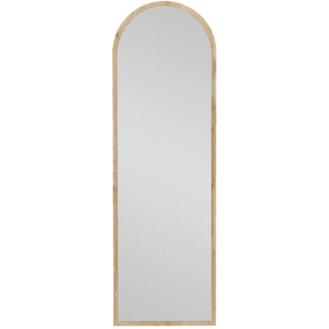 Miroir sur pieds en bois 50x160cm - Bois clair - Emri