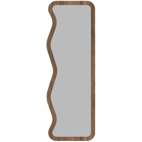 Miroir sur pieds en bois 50x190cm - Bois foncé - Ronda