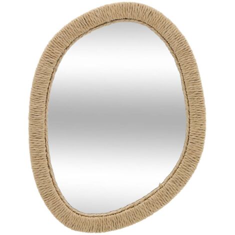 Miroir Tilia 31x40cm organique corde - Atmosphera créateur d'intérieur