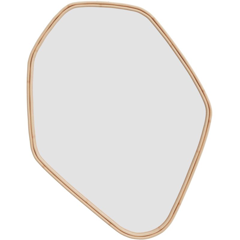 Rendez-vous Déco - Miroir organique en rotin 80x60 cm - tseri