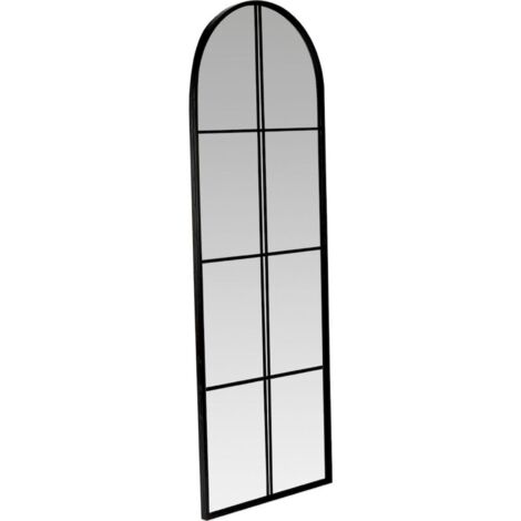 Miroir verrière noire style industriel pour décoration intérieure - noir finition verrière atelier