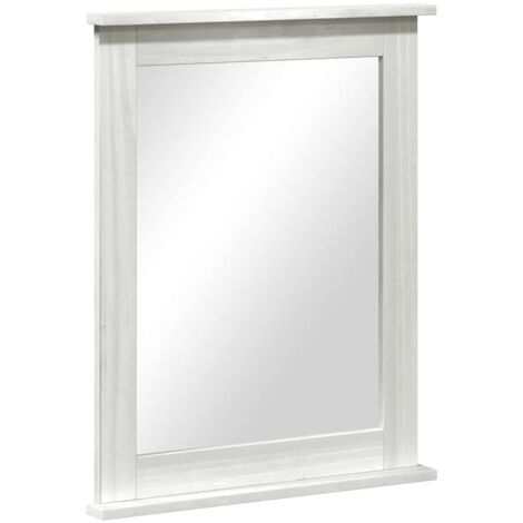 Miroir VIGO Blanc 55,5 x 5 x 70 cm Bois massif en pin CFW887686