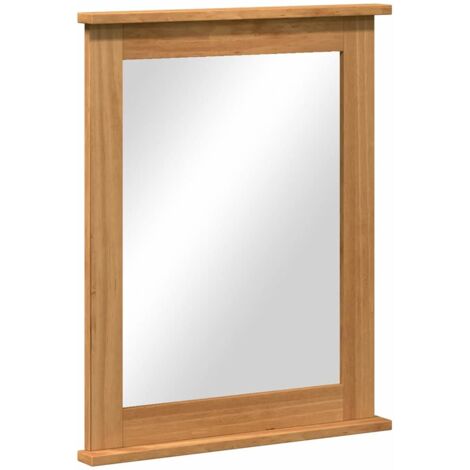 Miroir VIGO marron miel 55,5 x 5 x 70 cm Bois massif en pin CFW419014