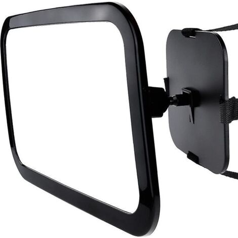 miroir Voiture Bb Retroviseur Voiture Bb Pour Garder Un Oeil Sur Bb, Miroir Auto Bb Grande, Bonne Visibilit, Rotation 360taille, Universel Pour To