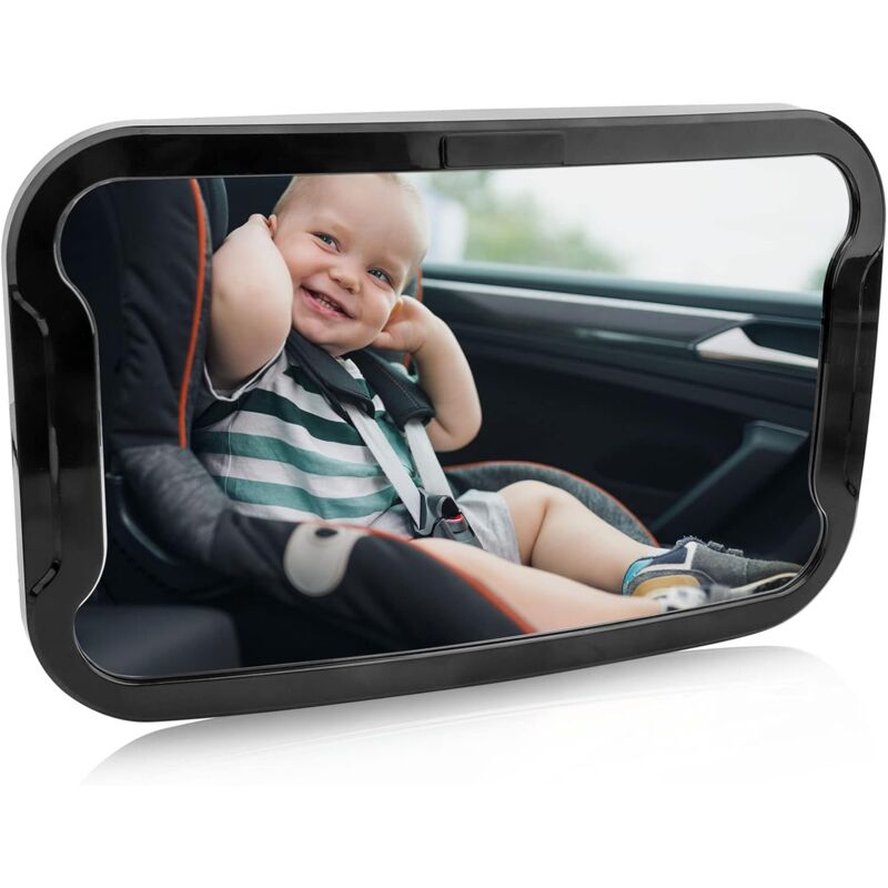 Tigrezy - Miroir Voiture Bébé,100% Incassable pour Siège Arrière,étroviseur Voiture Bébé,Miroir Voiture Bébé 360° Rotation Réglable,Miroir siège