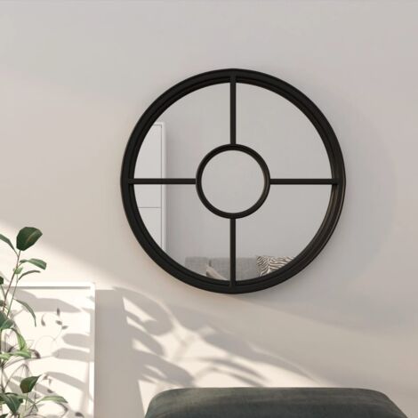 Miroir，Miroir Décoratif Noir 40x4 cm Fer pour utilisation à l'intérieur CVW10085