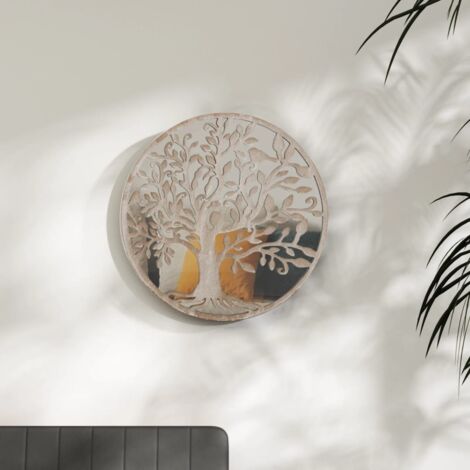 Miroir，Miroir Décoratif Sable 60x2,5 cm Fer pour utilisation à l'intérieur CVW44279