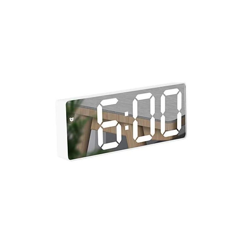 Image of Memkey - Mirror Alarm Clock, Digital&hellip;