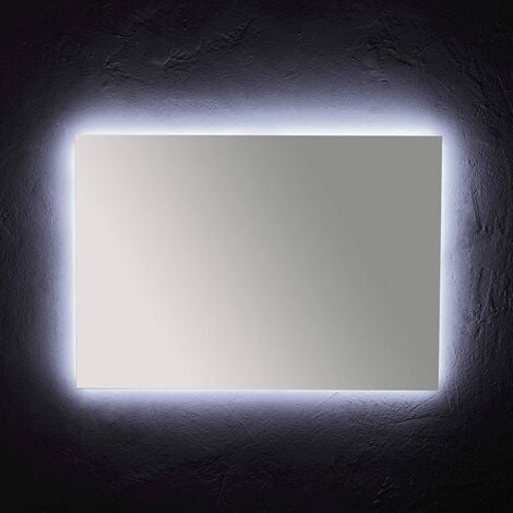 KIAMAMI VALENTINA Mirror Avec Éclairage Périmétral Led 100X70 Cm