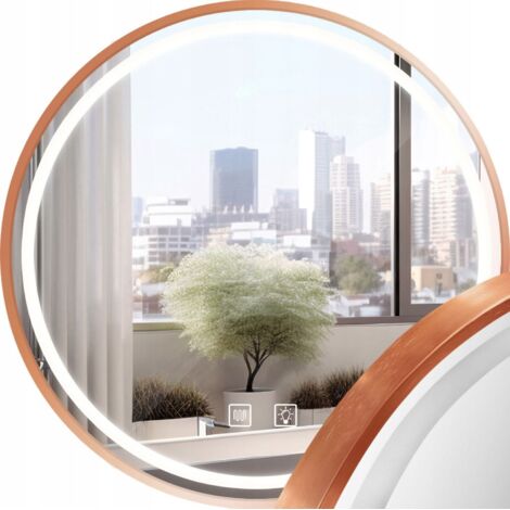 Mirror LED 90cm MMJ BRUSH COPPER